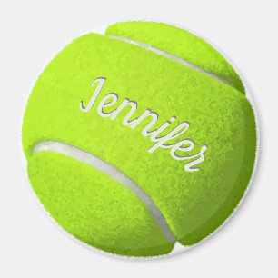 Personalised Tennis Ball  Magnet