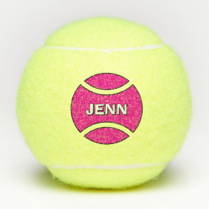Personalised tennis ball sports logo for players