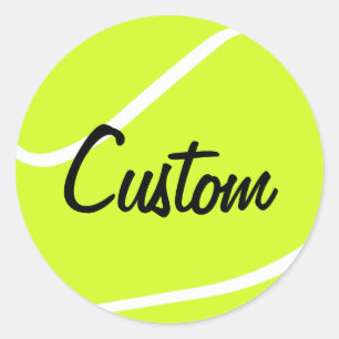 Personalised Tennis Ball Stickers