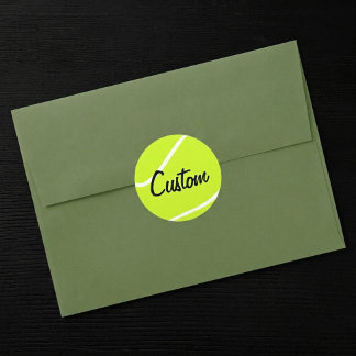 Personalised Tennis Ball Stickers