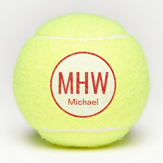 Personalised Tennis Balls (Front)
