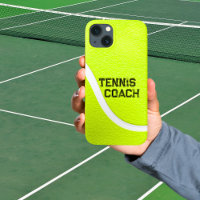 Personalised Tennis Coach Yellow Ball