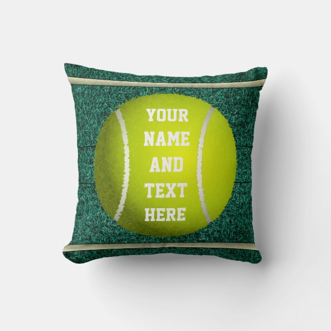 Personalised Tennis Cushion (Front)