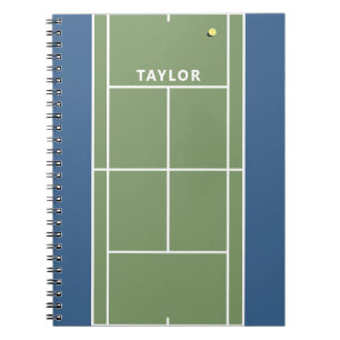 Personalised Tennis Gift Notebook
