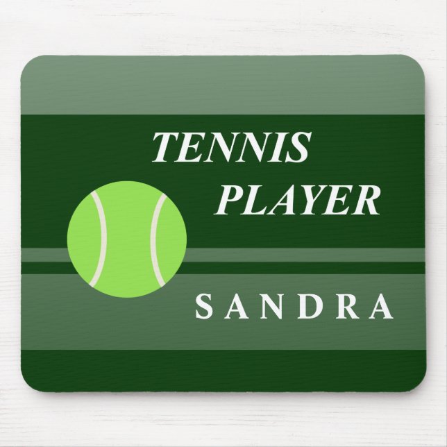 Personalised Tennis Mousepads (Front)