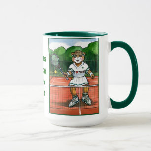 Personalised Tennis Mug for Coach or Player