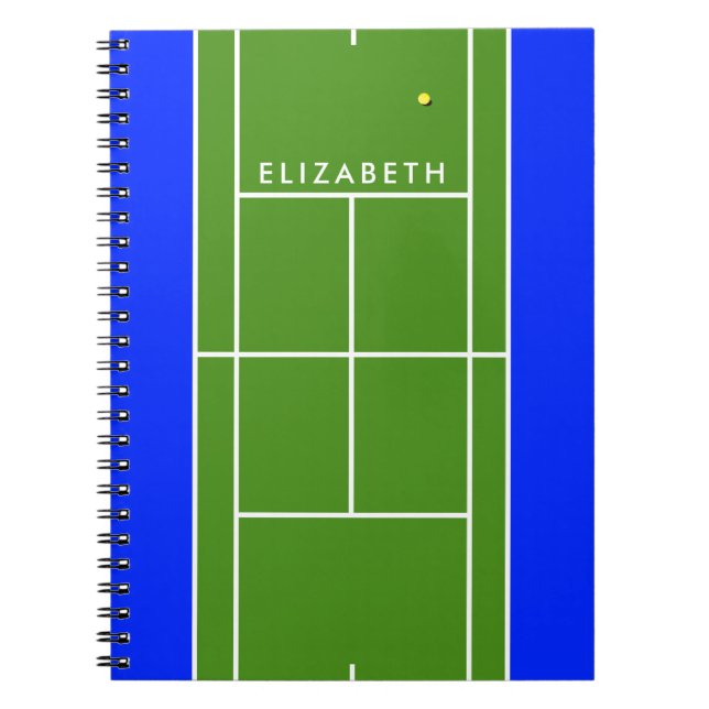 Personalised Tennis Notebook (Front)