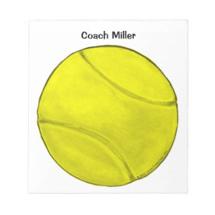 Personalised Tennis Notepad