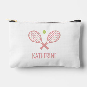 Personalised Tennis Player Custom Name Tennis Accessory Pouch