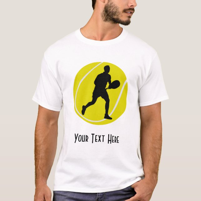 Personalised Tennis Player T-Shirt (Front)