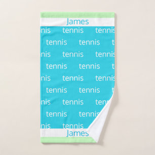 Personalised Tennis Sports Hand Towel