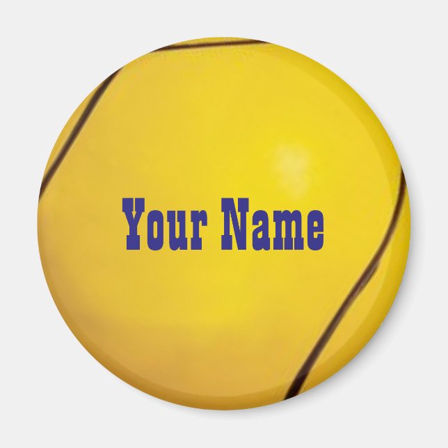 Personalised Tether Ball Magnet (Front)