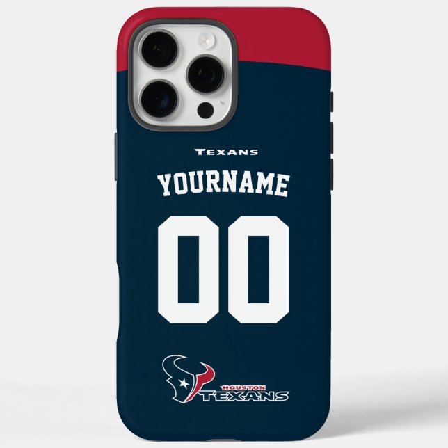 Personalised Texans Jersey American Football Case-Mate iPhone Case (Back)