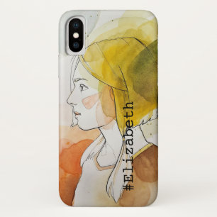 Personalised text and image custom diy trendy chic Case-Mate iPhone case