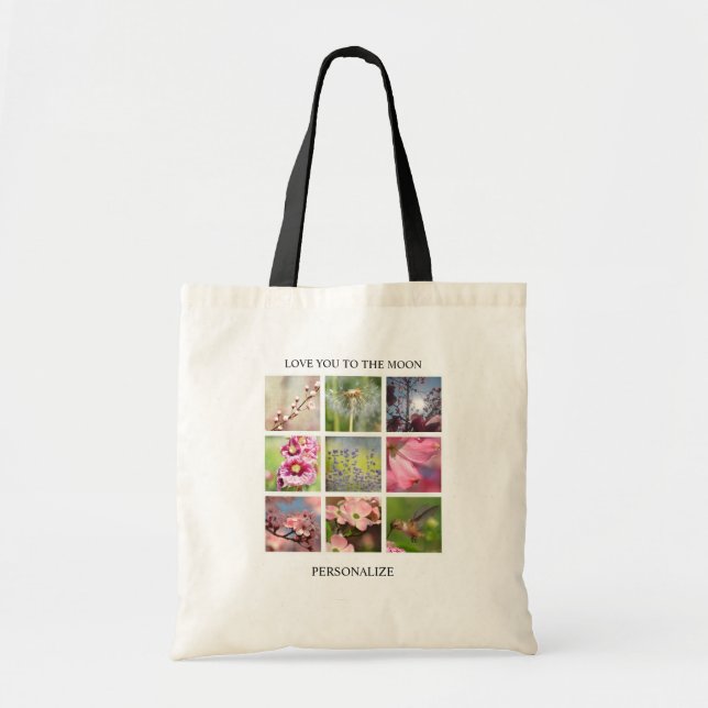 Personalised Text and Photo Collage Tote Bag (Front)