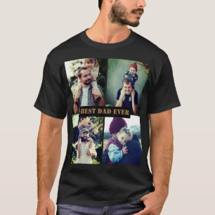 Personalised text and photo x4 T-Shirt