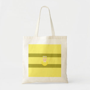 Personalised Text Bunny Ears Egg Tote Bag