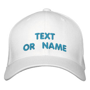 Personalised Text Colours Embroidered Baseball Cap