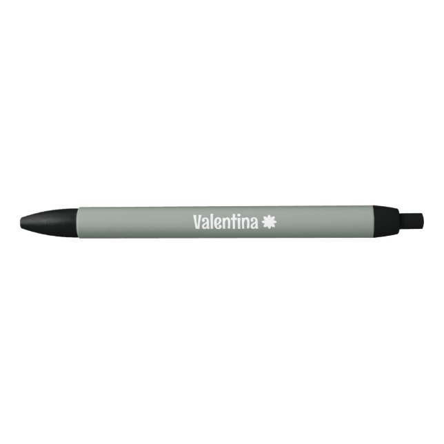 Personalised Text Custom Colour And Icon Pen (Front)