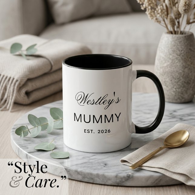 Personalised Text Mummy Mug Unique Gift Idea (Personalized Text Mummy Mug Unique Gift Idea)