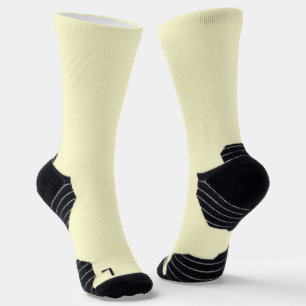 Personalised Text or Design Cream Colour Socks