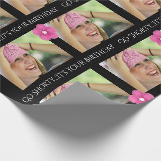 Personalised Text & Photo Birthday/Any Occasion Wrapping Paper