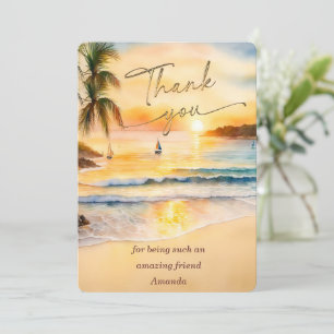 Personalised Thank You Card