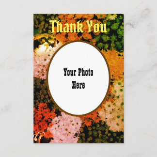 Personalised Thank You Card : Floral