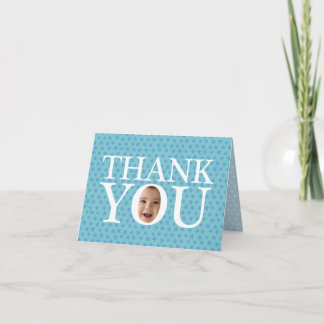 Personalised thank you card for birthday