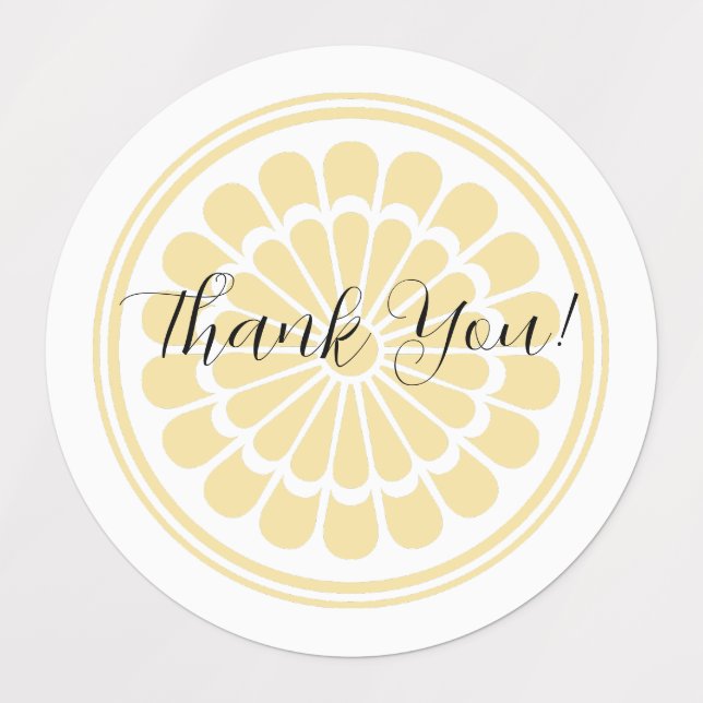 Personalised Thank You Chrysanthemum (Design 1)
