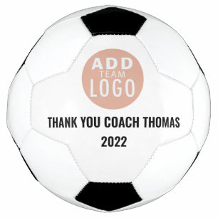 Personalised Thank You Coach Add A Name Soccer Ball