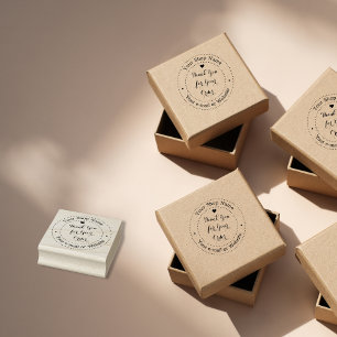 Personalised Thank You for Your Business Order Rubber Stamp