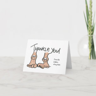 Personalised Thank You Gift Card