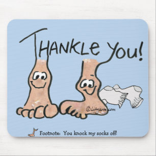 Personalised Thank You Gift Mouse Pad