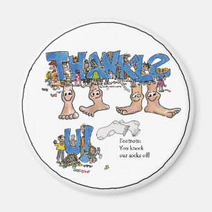 Personalised Thank You Magnet