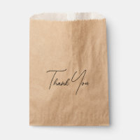 Personalised Thank You Party Gift Kraft