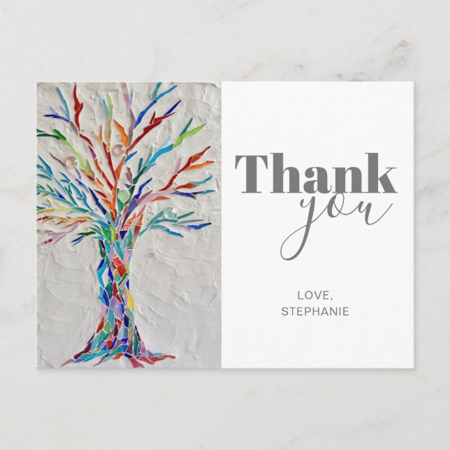 Personalised Thank You Postcard (Front)