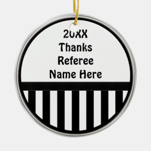 Personalised Thank You REFEREE Gift Ornaments