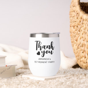 Personalised Thank You Retirement Party Favours 
