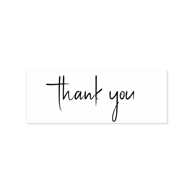 Personalised Thank You  Rubber Stamp (Imprint)