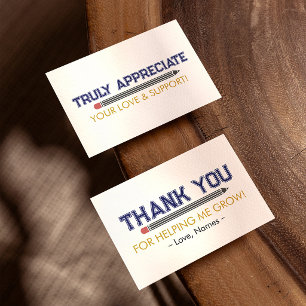 Personalised Thank You Teacher Appreciation Custom Card