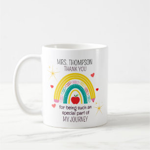 Personalised Thank You Teacher Coffee Mug