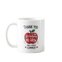 Personalised Thank You Teacher Helping Me Grow