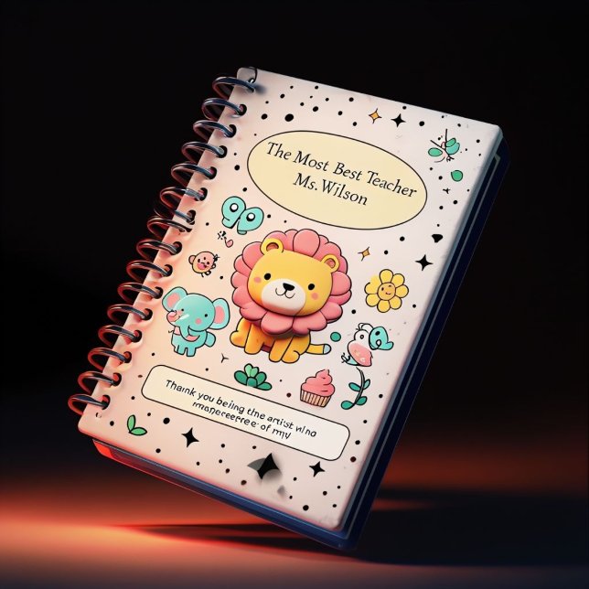 Personalised Thank You Teacher Notebook (Creator Uploaded)