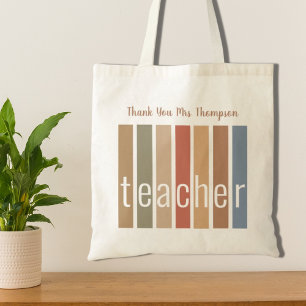 Personalised Thank You Teacher Tote Bag