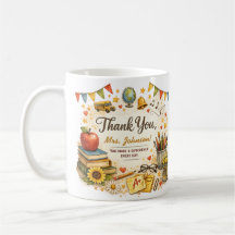 Personalised Thank You Teacher Watercolor Gift