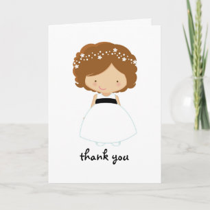 Personalised Thanks For Being Our Flower Girl Card