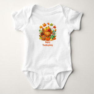 Personalised Thanksgiving Baby Bodysuit