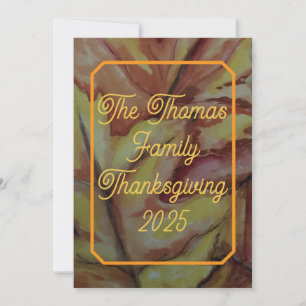 Personalised Thanksgiving Card - Digital Option