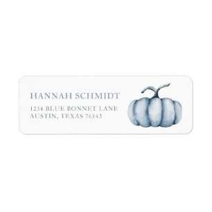 Personalised Thanksgiving pumpkin watercolor